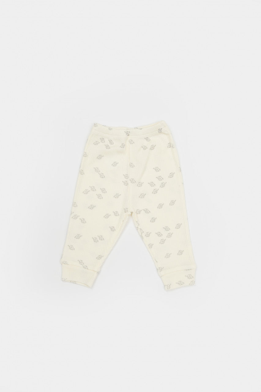 Set 3 piese:bluza, pantaloni si caciulita Printed, BabyCosy, 50% modal+50% bumbac,